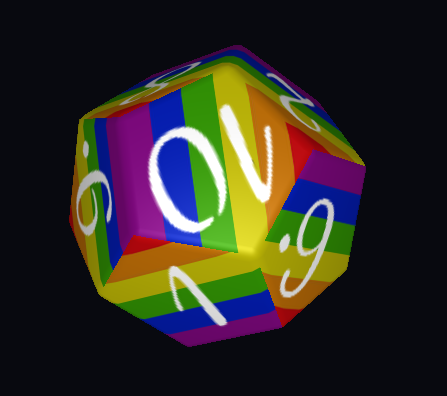 Pride🏳‍🌈 and Predju(dice)🎲 and Custom UV Coordinates 📈: a Three.js and GLSL story
